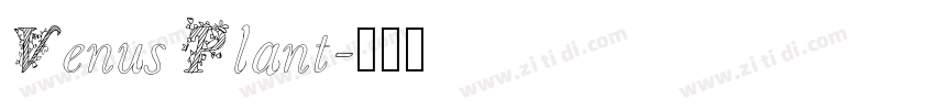 Venus Plant字体转换